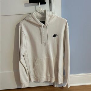 Nike White Pullover Hoodie